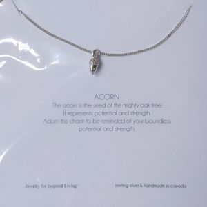 Acorn necklace